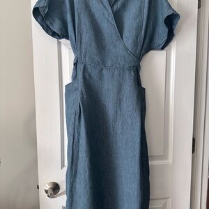 Poetry Blue Midi Dress